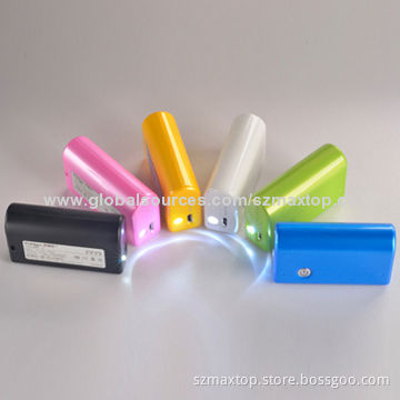 Emergency Mobile Power Bank, Capacity of 4400mAh, CE, RoHS, FCC